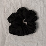 100% up-cycled crinkle chiffon scrunchie