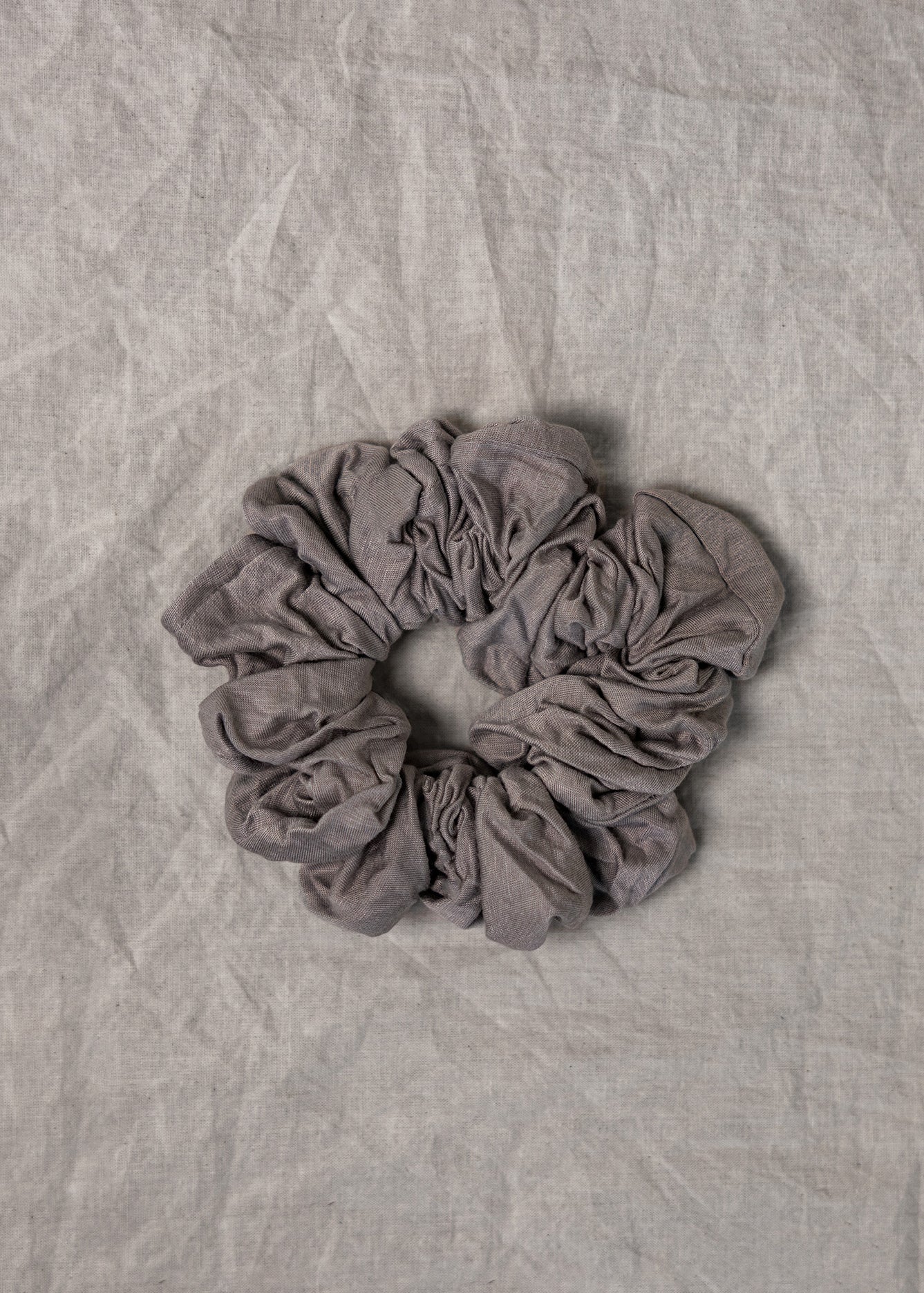 100% up-cycled jersey lite scrunchie