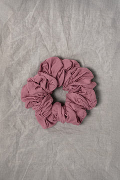 100% up-cycled jersey lite scrunchie