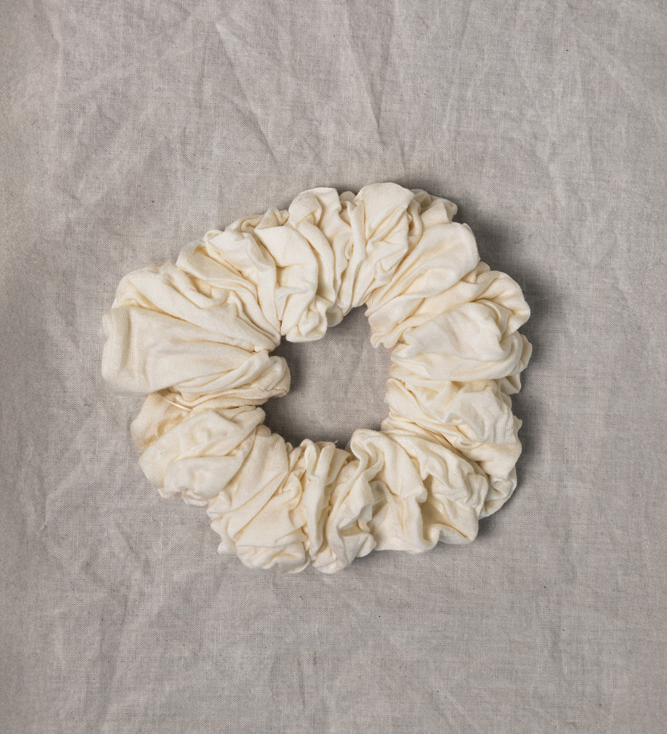 100% up-cycled jersey lite scrunchie