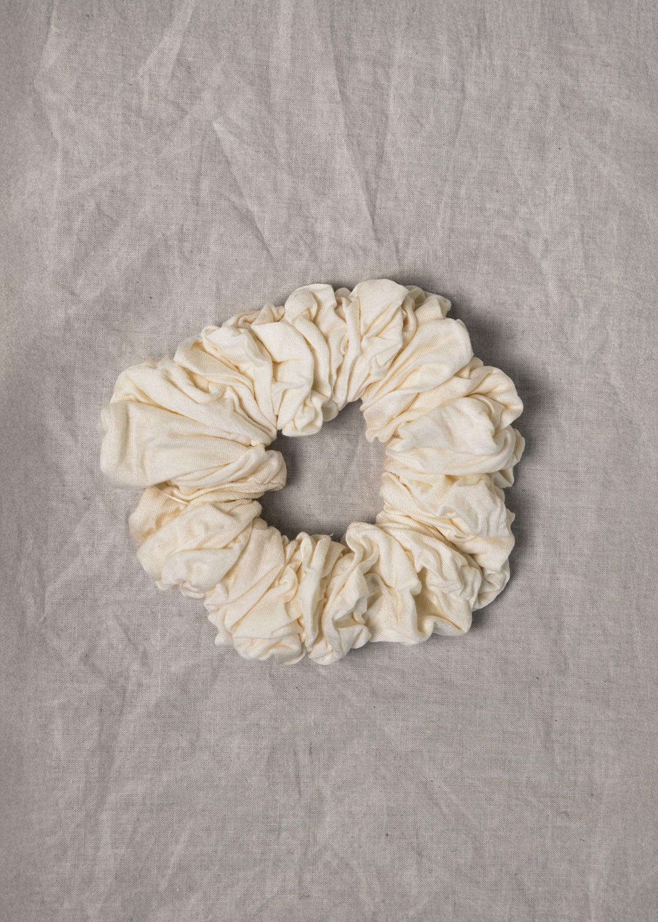 100% up-cycled jersey lite scrunchie