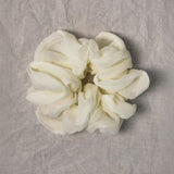 100% up-cycled crinkle chiffon scrunchie