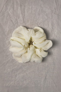 100% up-cycled satin scrunchie