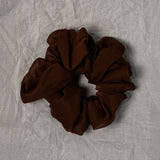 100% up-cycled crinkle chiffon scrunchie