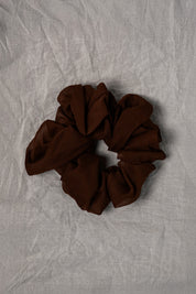 100% up-cycled crinkle chiffon scrunchie