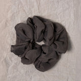 100% up-cycled crinkle chiffon scrunchie