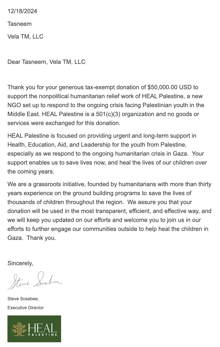 Solidarity Receipt Image
