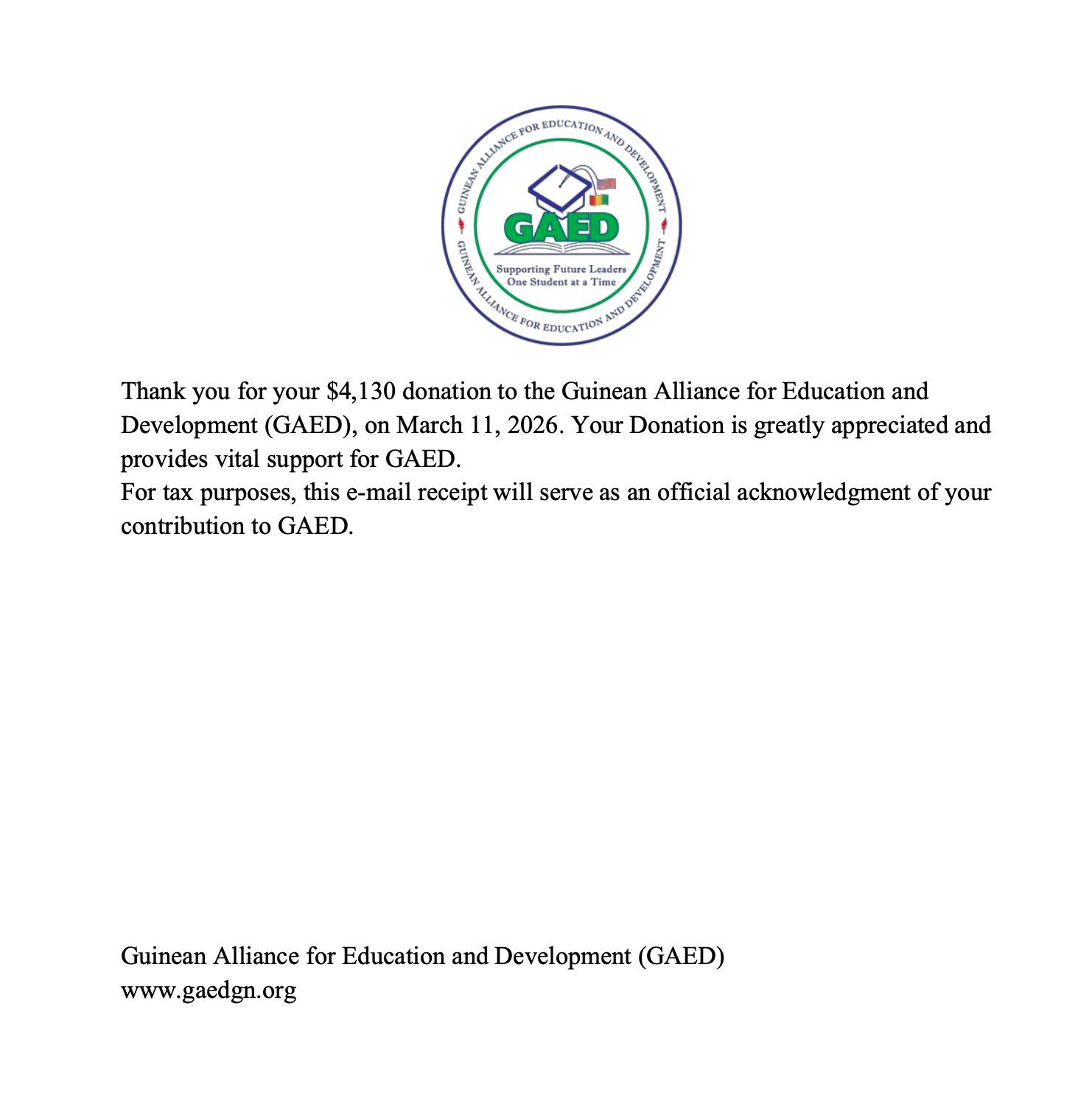 Solidarity Receipt Image