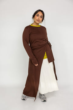 Everyday top made from premium cotton blend with a modest, relaxed fit