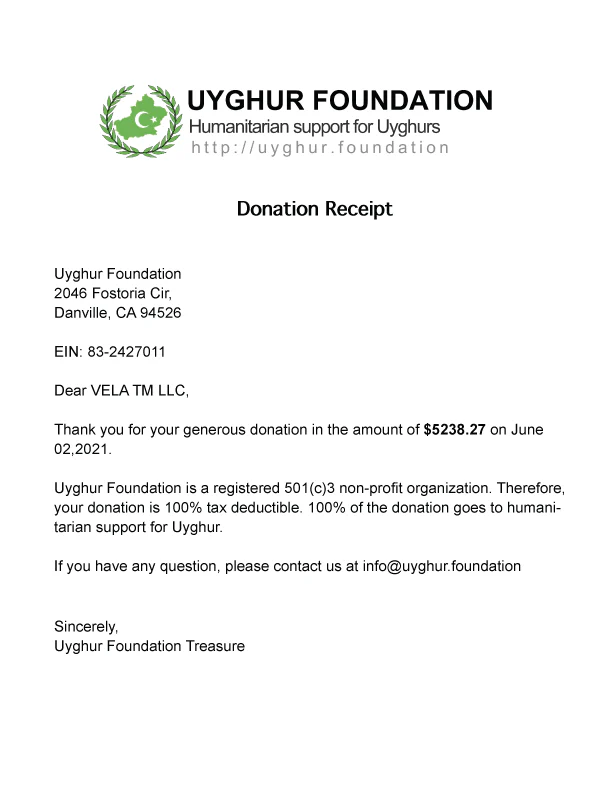 Solidarity Receipt Image