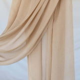 butterscotch glow silk chiffon