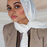 pearl floral - ivory