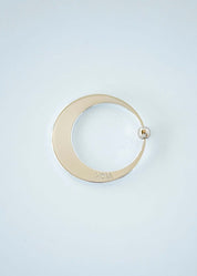 crescent moon hoop