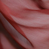 auburn crinkle chiffon