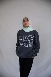 vela print crewneck