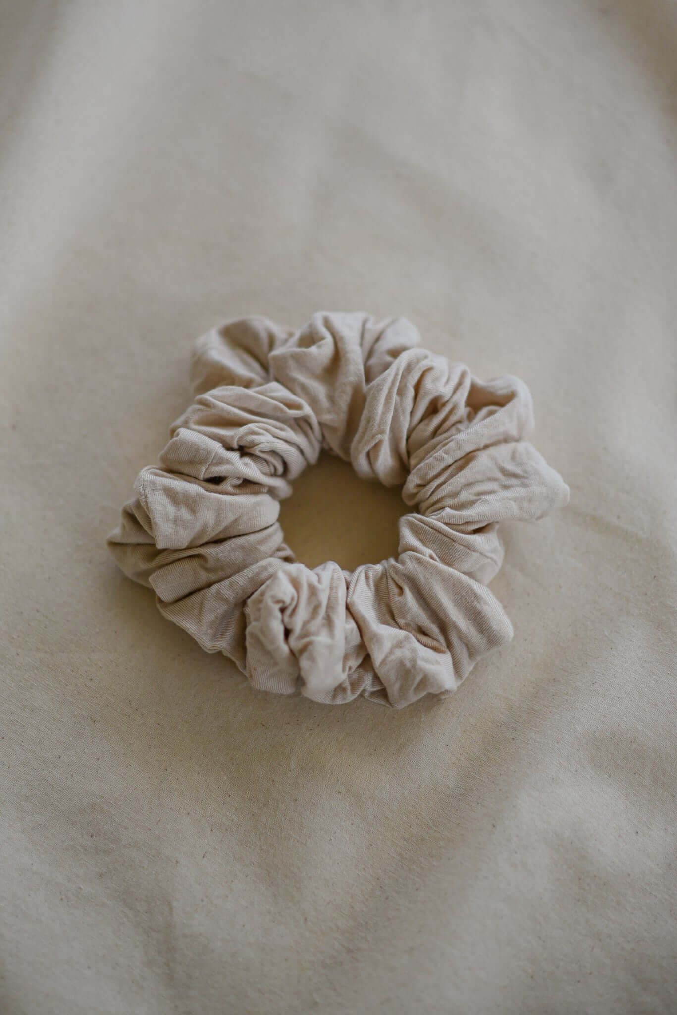 100% up-cycled jersey scrunchie