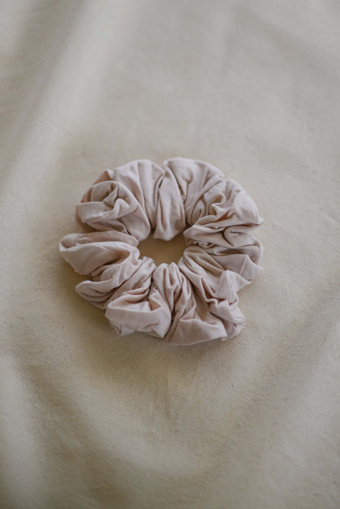 100% up-cycled jersey scrunchie