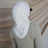 white ruching