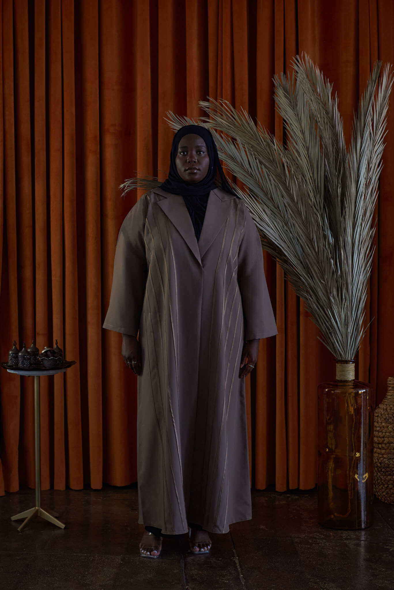 sand trench abaya - Image 2