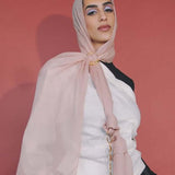 pink quartz silk chiffon